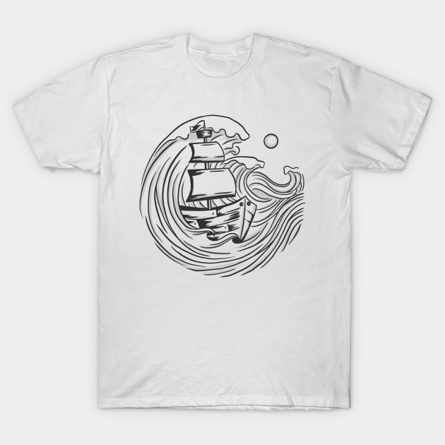 Sailing T-Shirt by LR_Collections